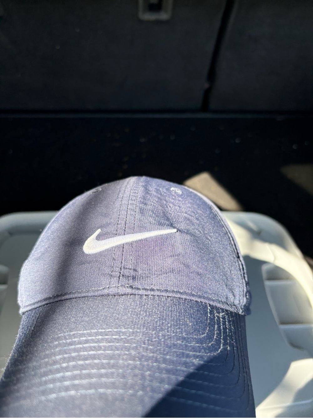 Nike Navy Cap with White Swoosh